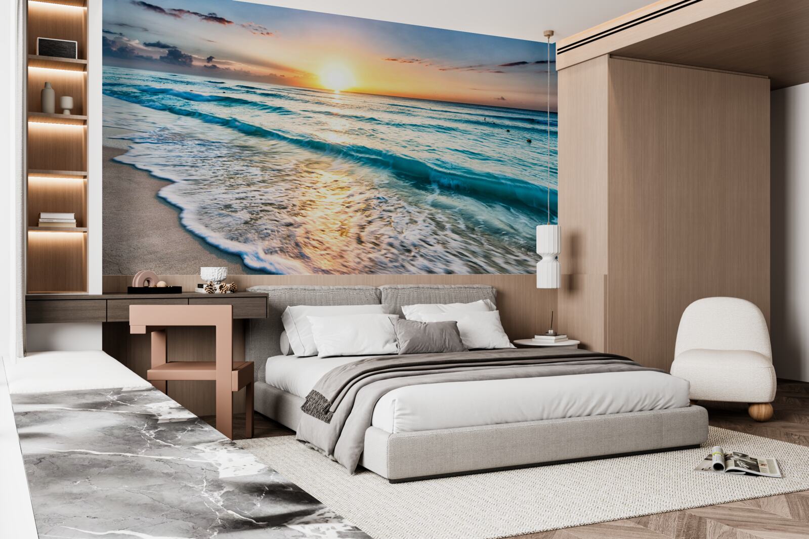 Фотошпалери море в сонячному світлі