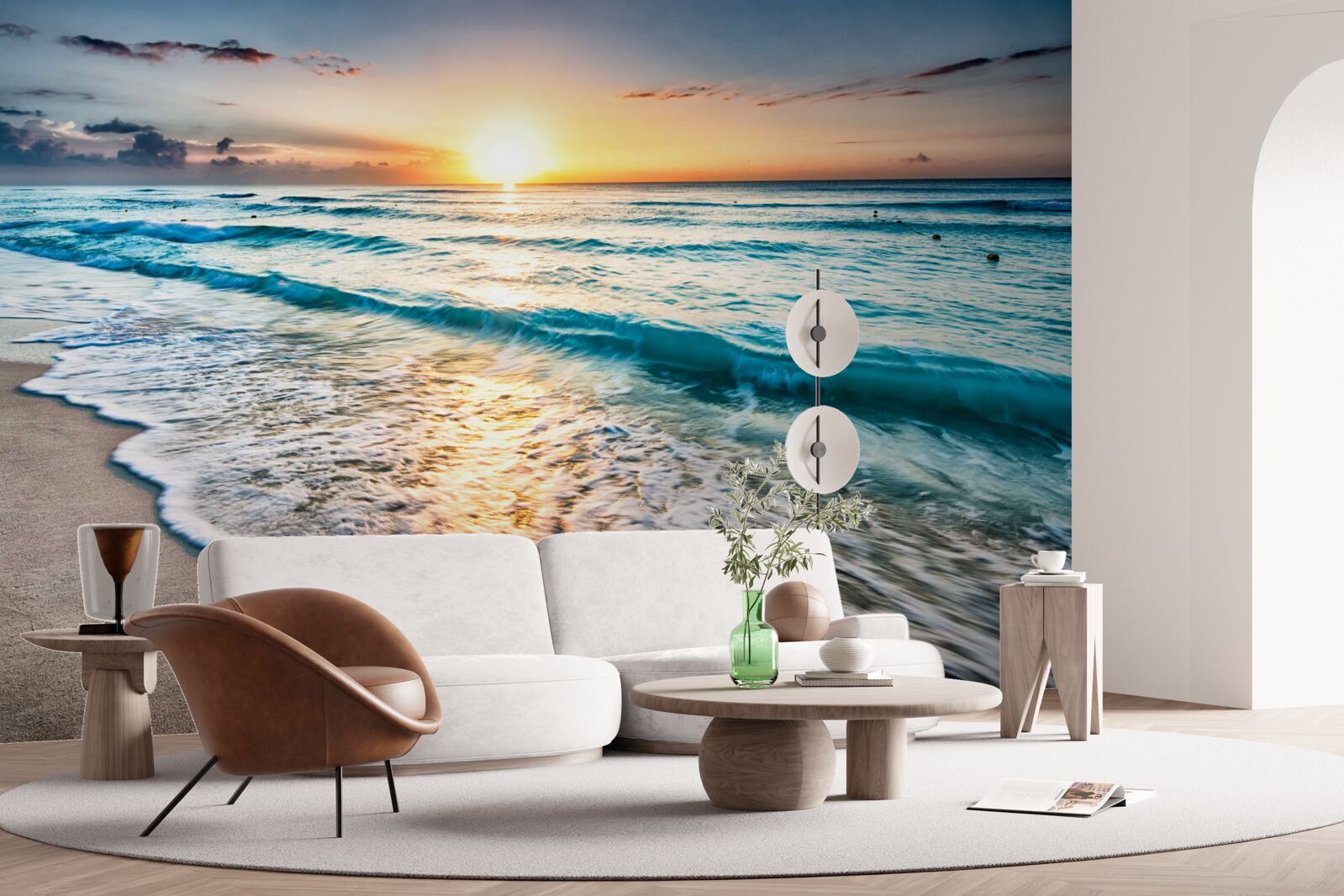 Фотошпалери море в сонячному світлі