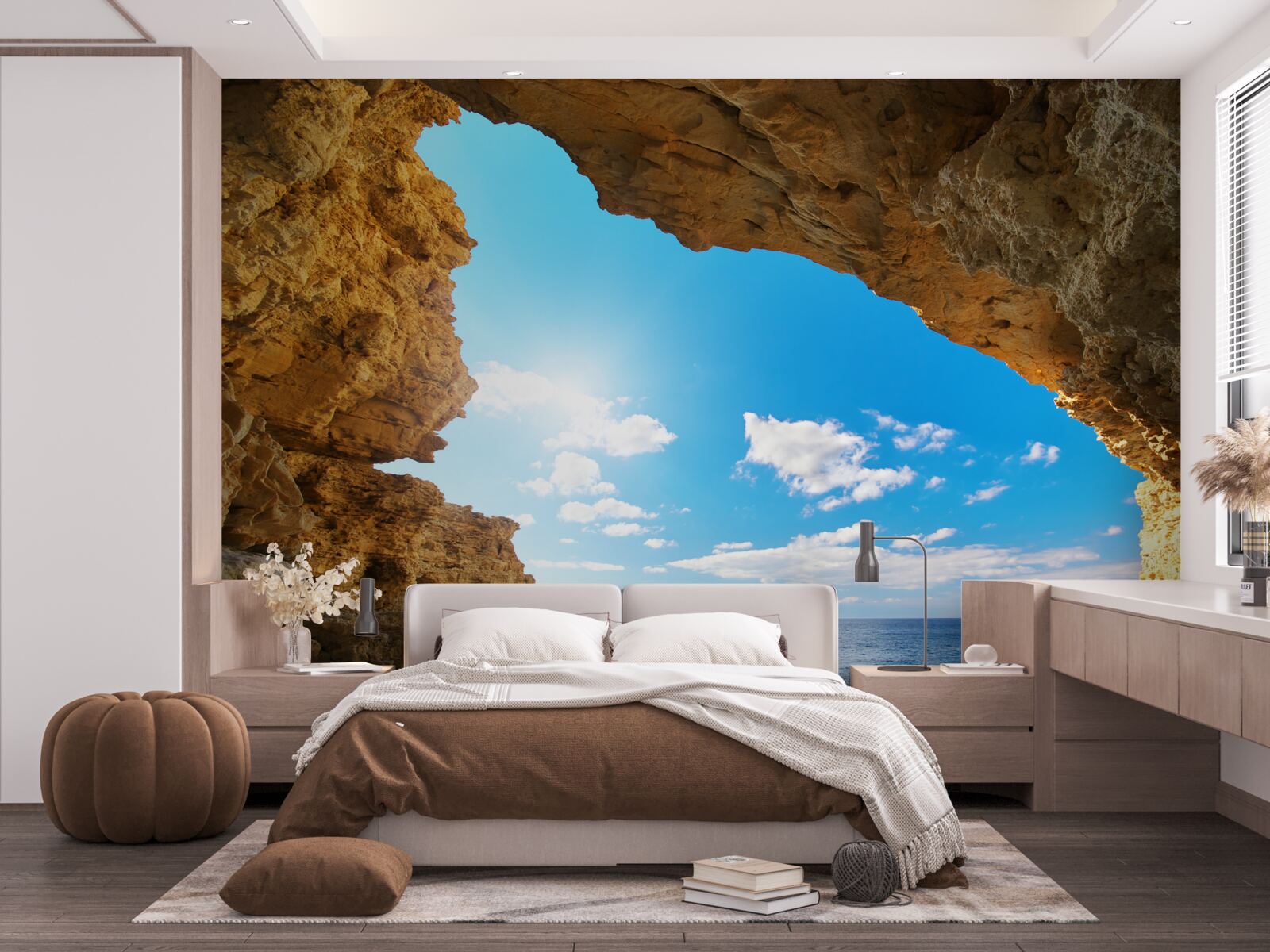 Фотошпалери небо над океаном абсолютно чисте