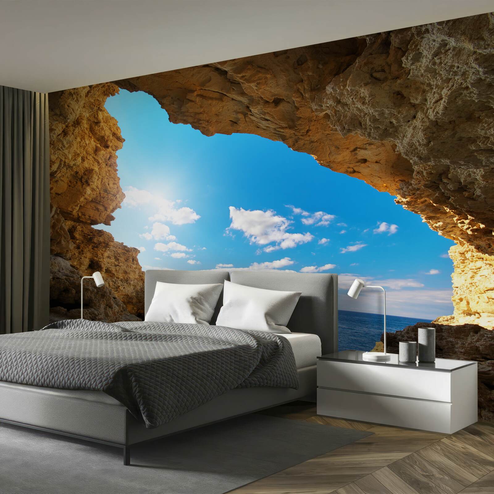 Фотошпалери небо над океаном абсолютно чисте