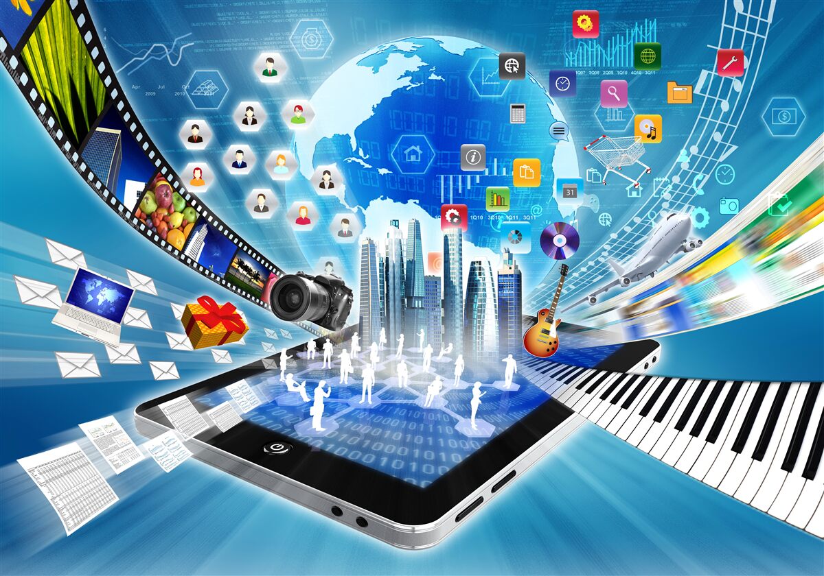 Фотошпалери абстрактний цифровий саундтрек