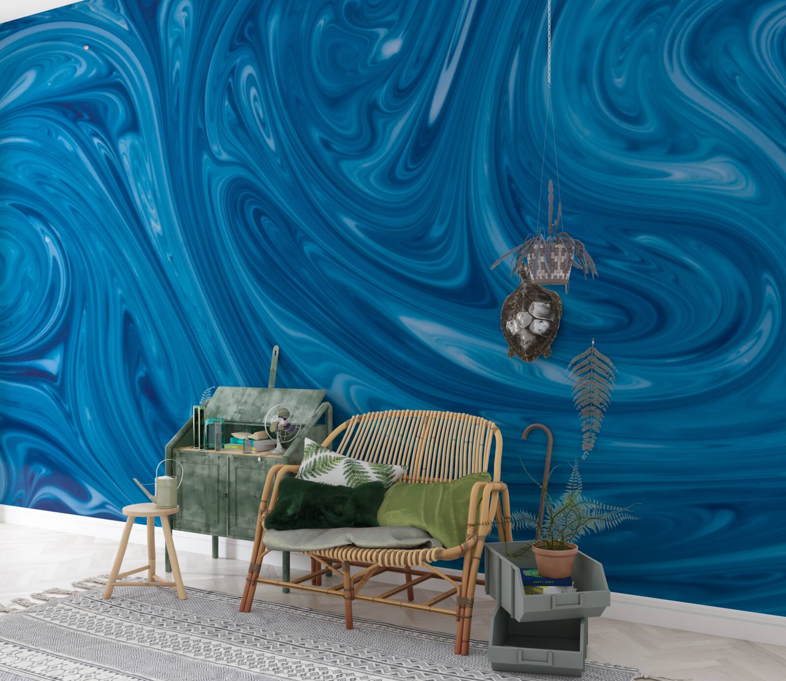 Фотошпалери коливання синього моря