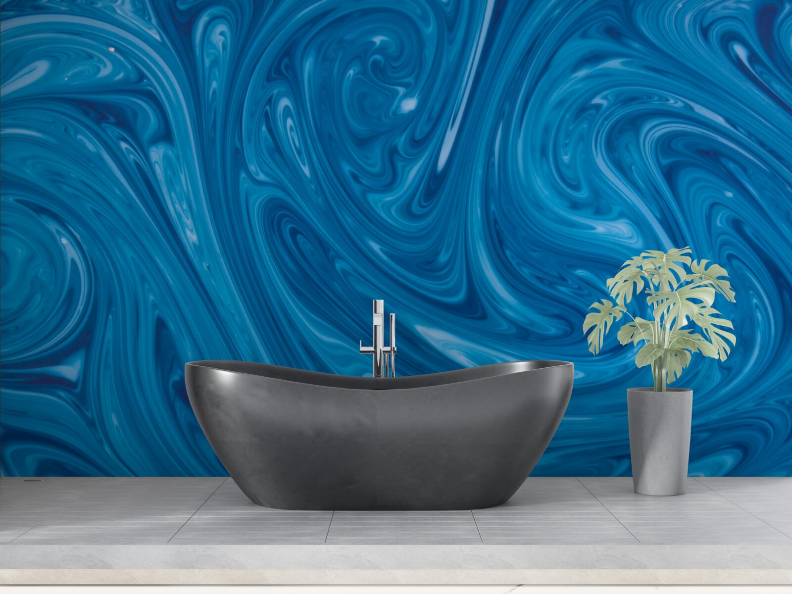 Фотошпалери коливання синього моря