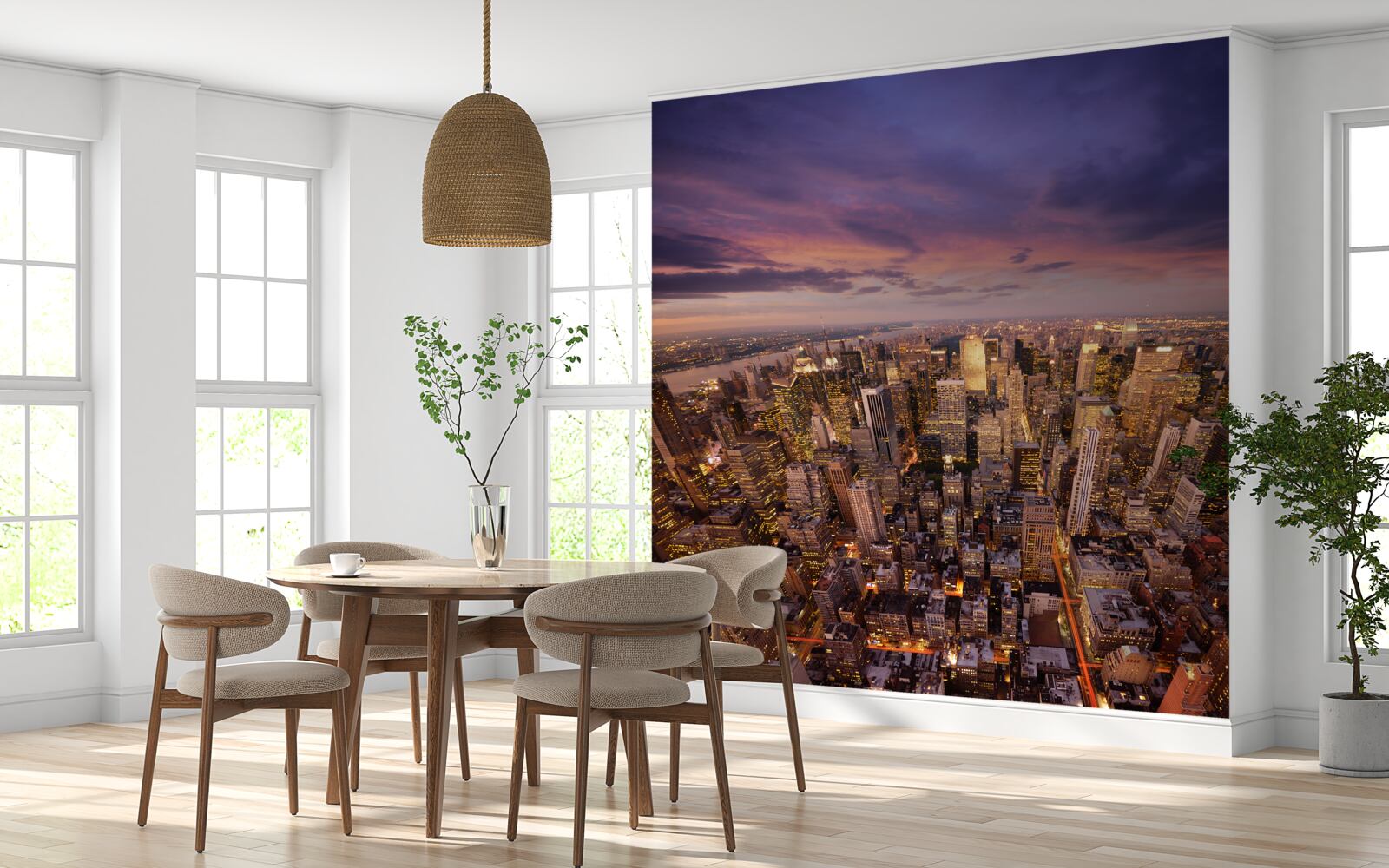 Фотошпалери незліченні хмарочоси гігантського міста