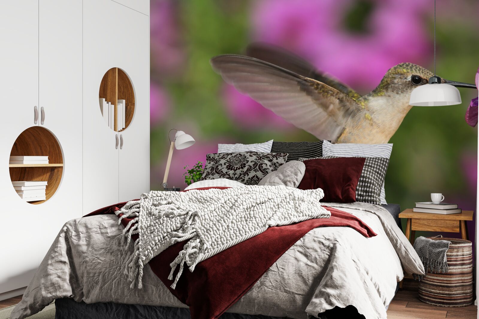 Фотошпалери нектар втамовує спрагу колібрі