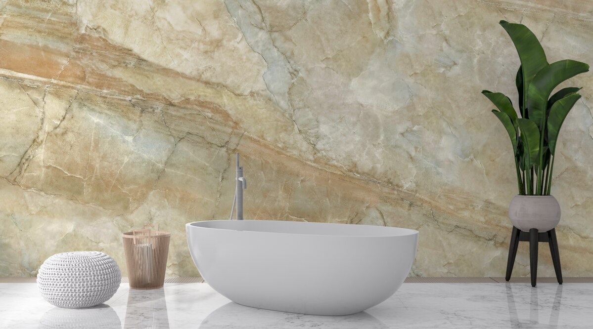 Фотошпалери відображення зоряного нічного неба у воді