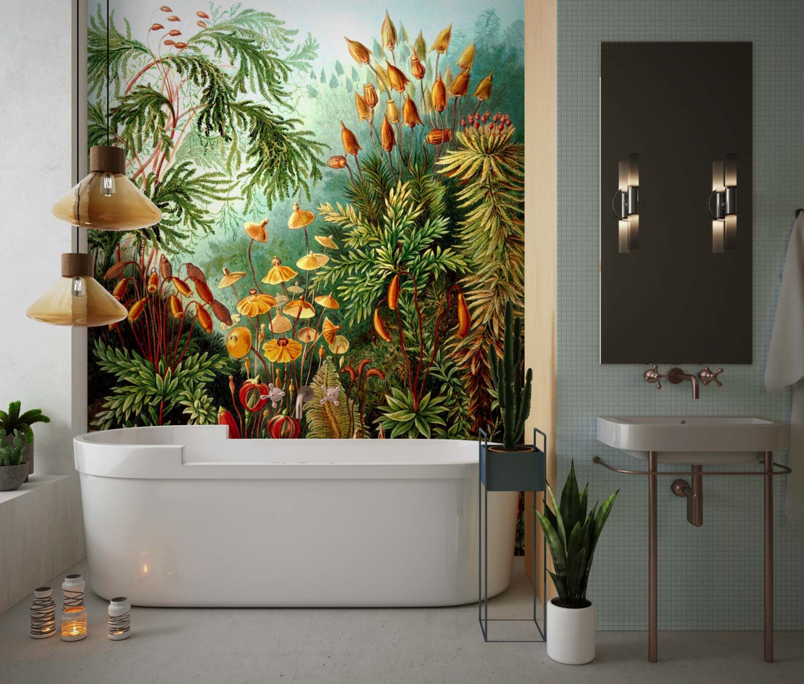 Фотошпалери приголомшливі відтінки тропічних лісів