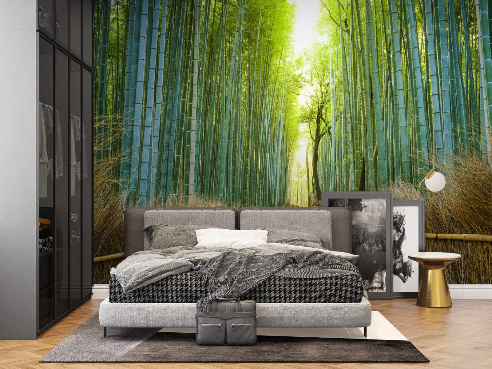 Фотошпалери Шлях через густі бамбукові зарості