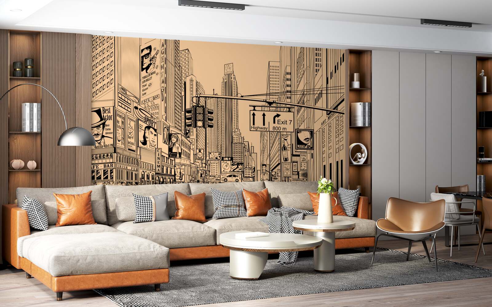 Фотошпалери малюнок часового квадрата на папері олівцем