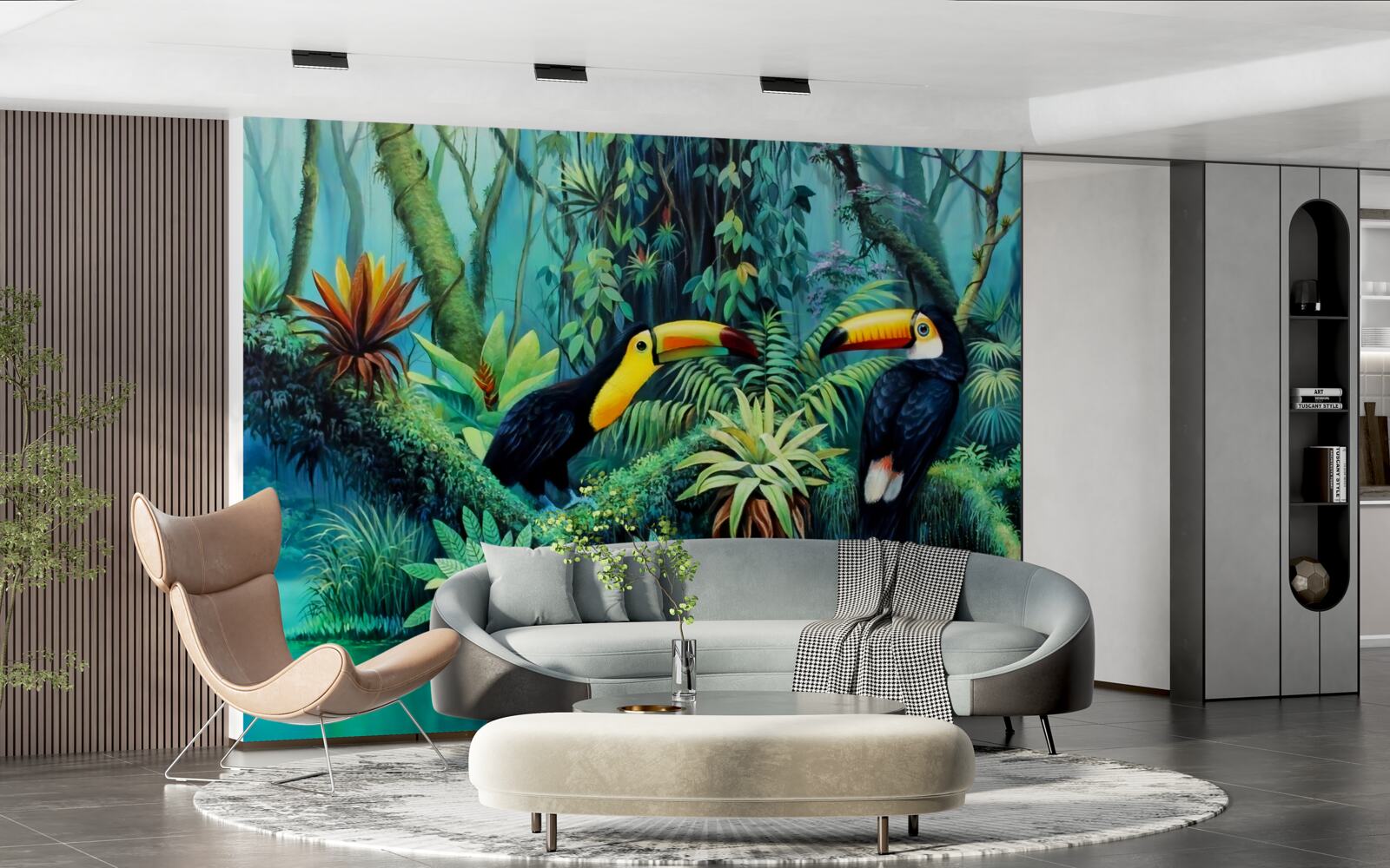 Фотошпалери фауна птахів тропічних лісів