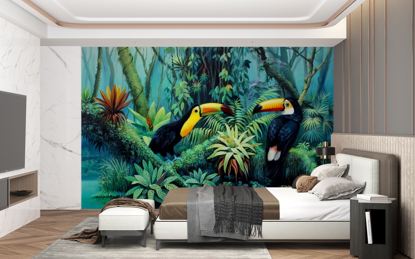 Фотошпалери фауна птахів тропічних лісів