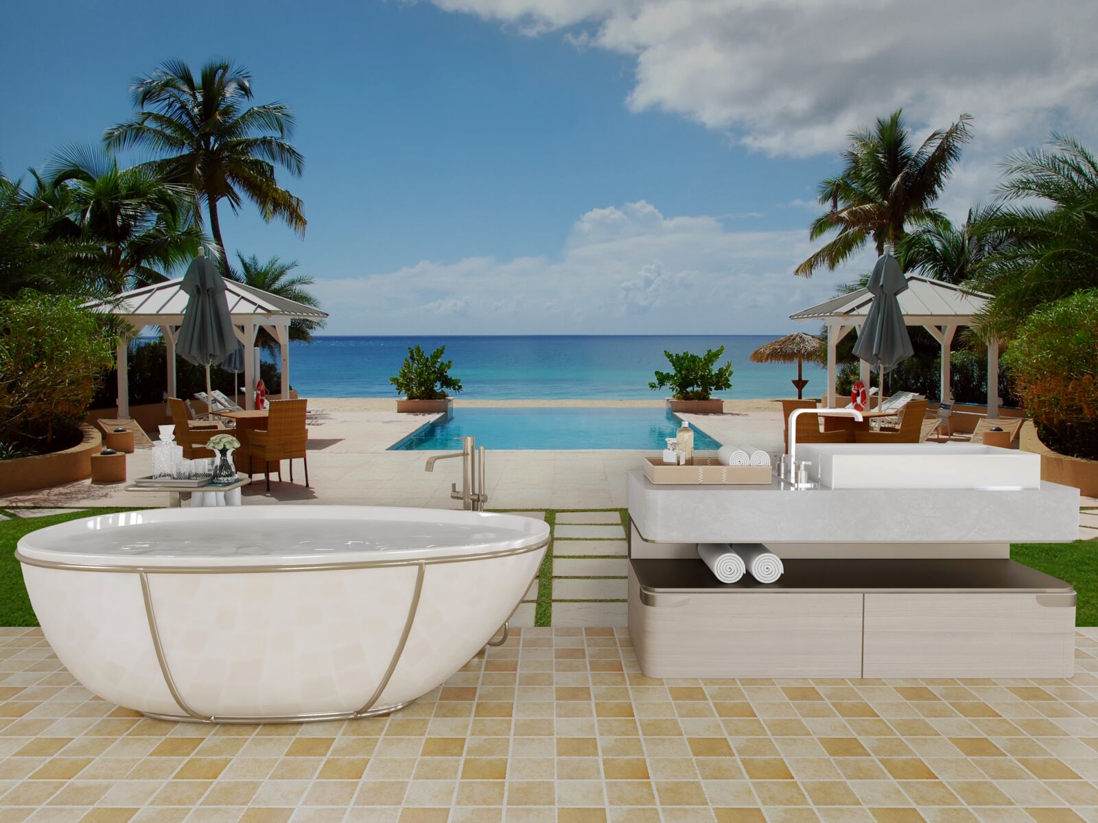 Фотошпалери морська база