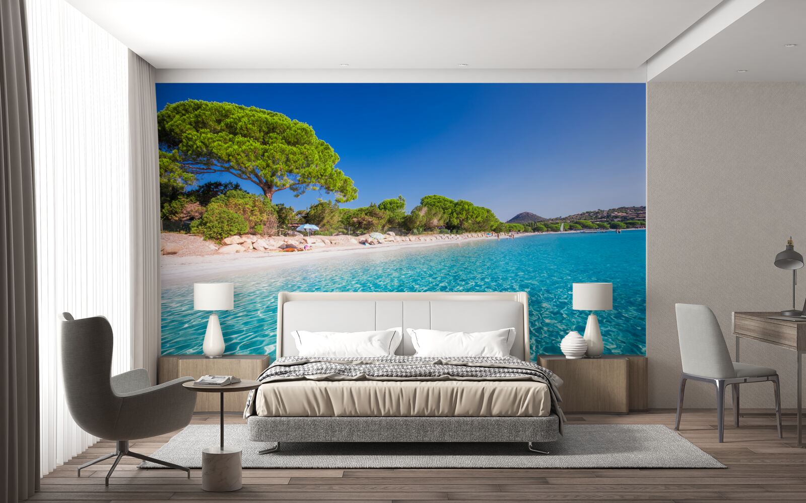 Фотошпалери пляж санта джулія