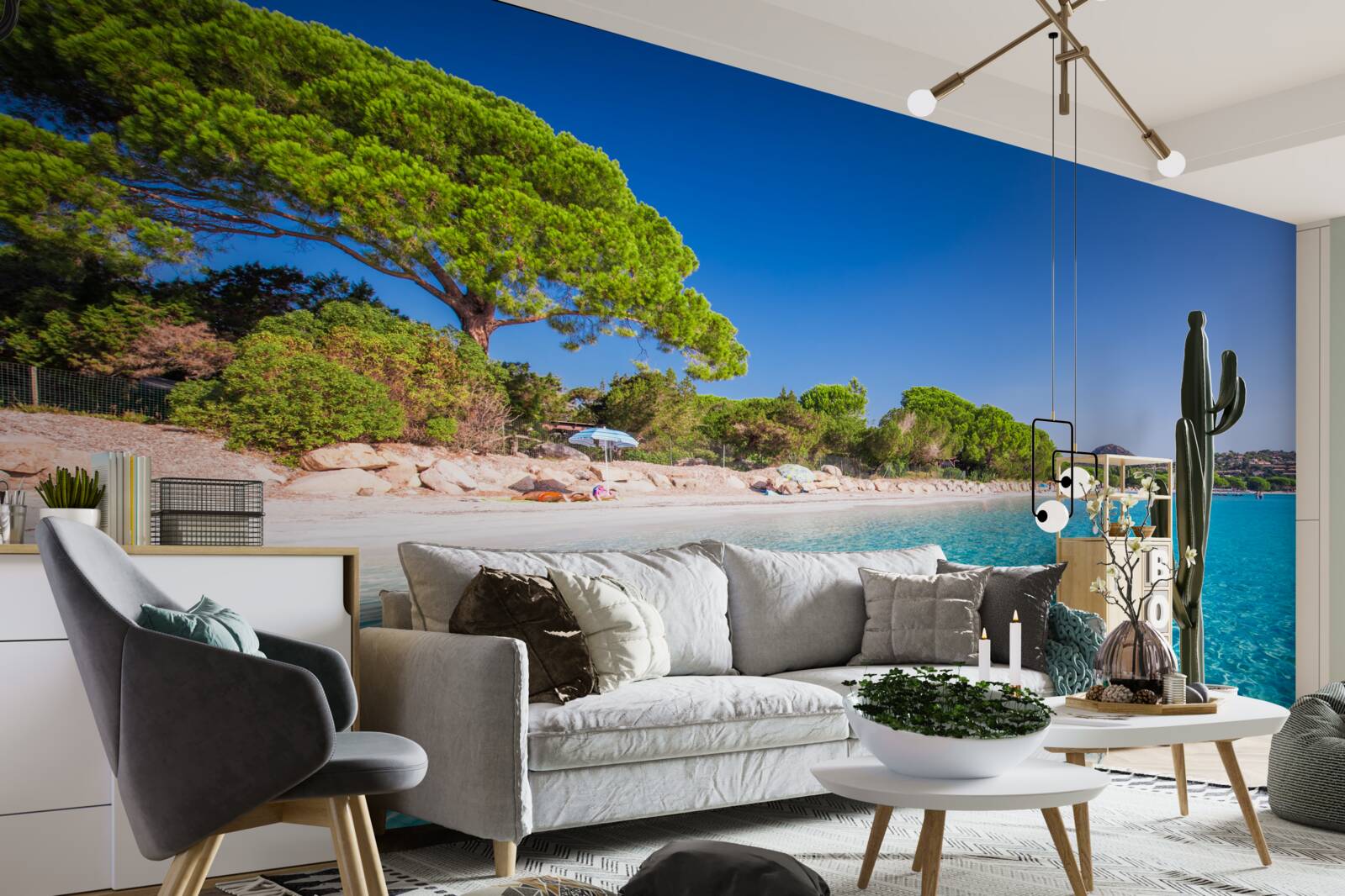 Фотошпалери пляж санта джулія