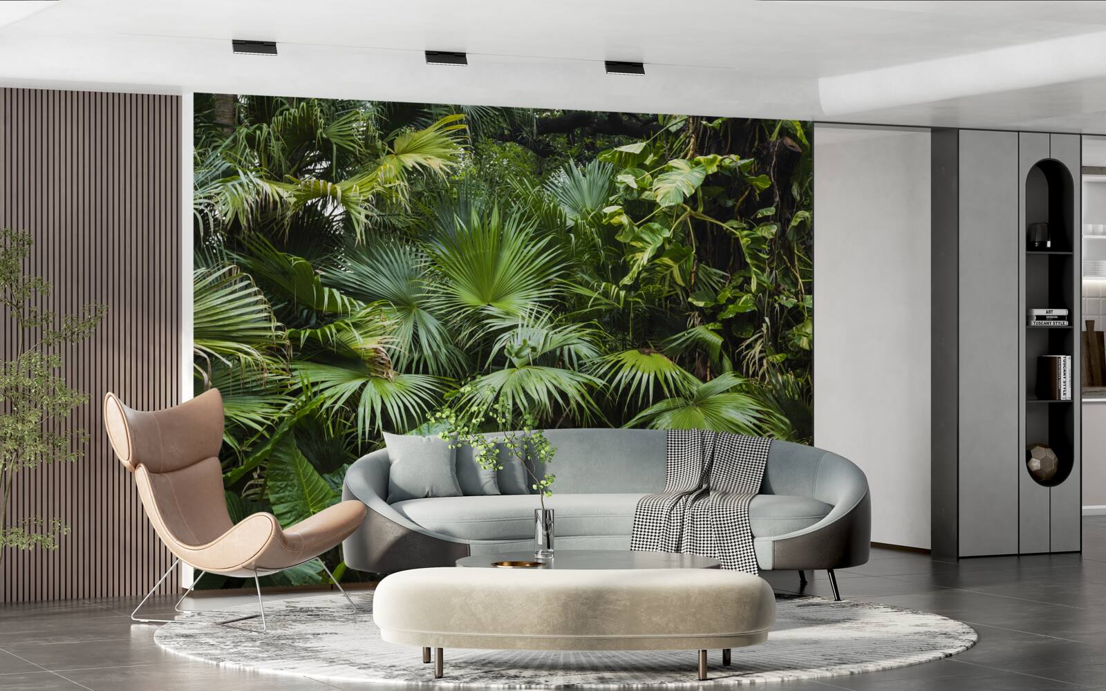 Фотошпалери тропіки багаті на зелену рослинність