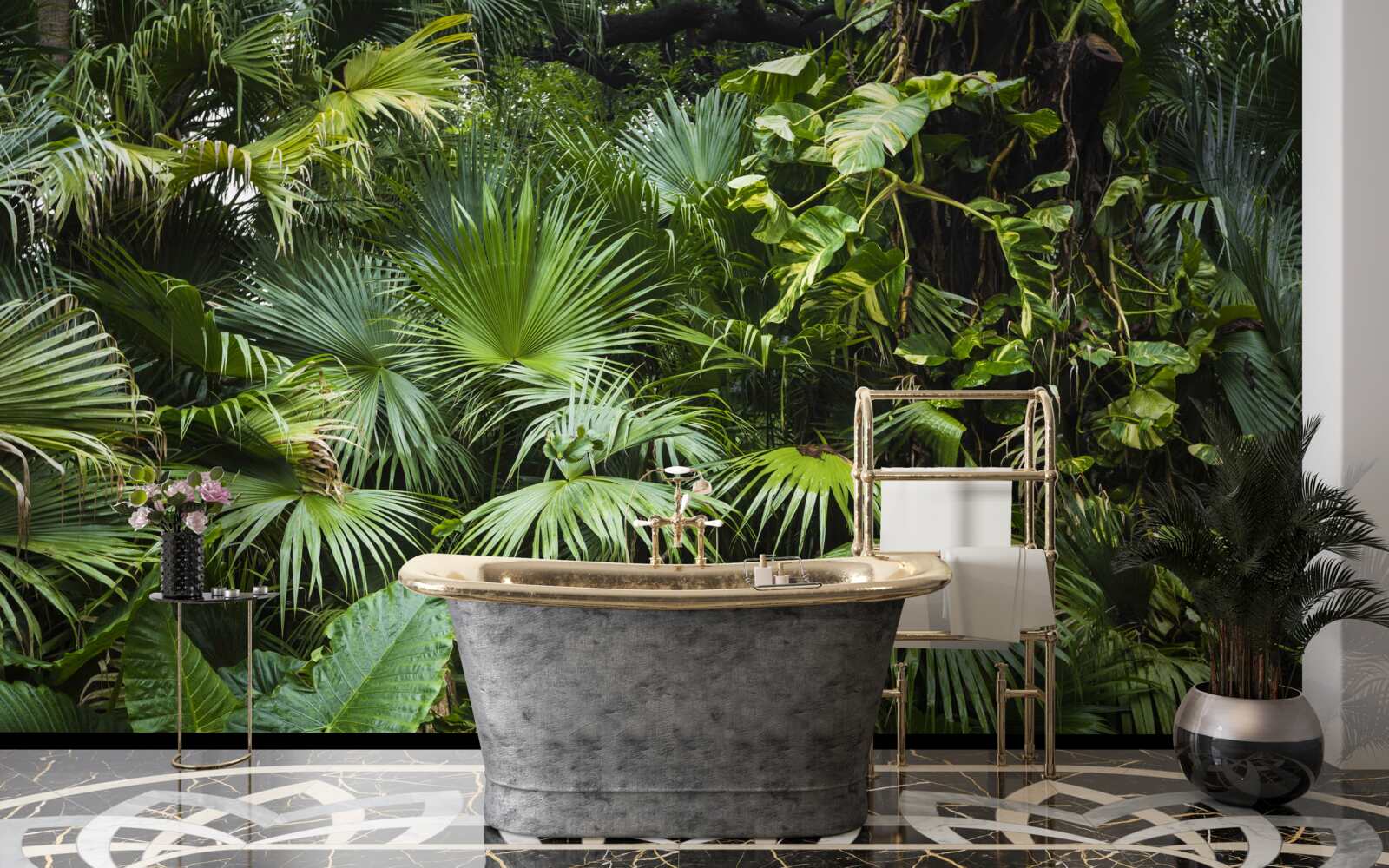 Фотошпалери тропіки багаті на зелену рослинність