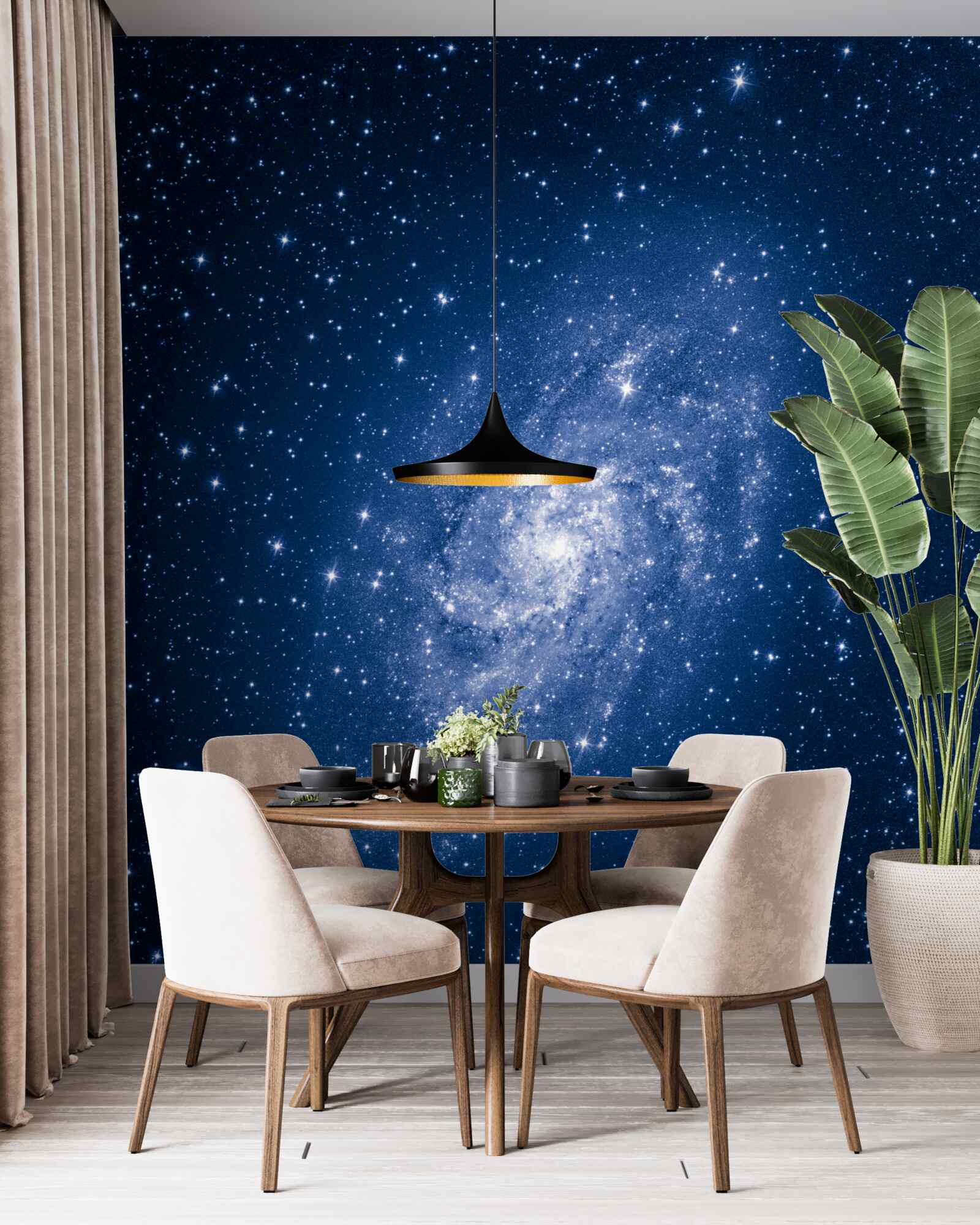 Фотошпалери галактика в зоряному просторі