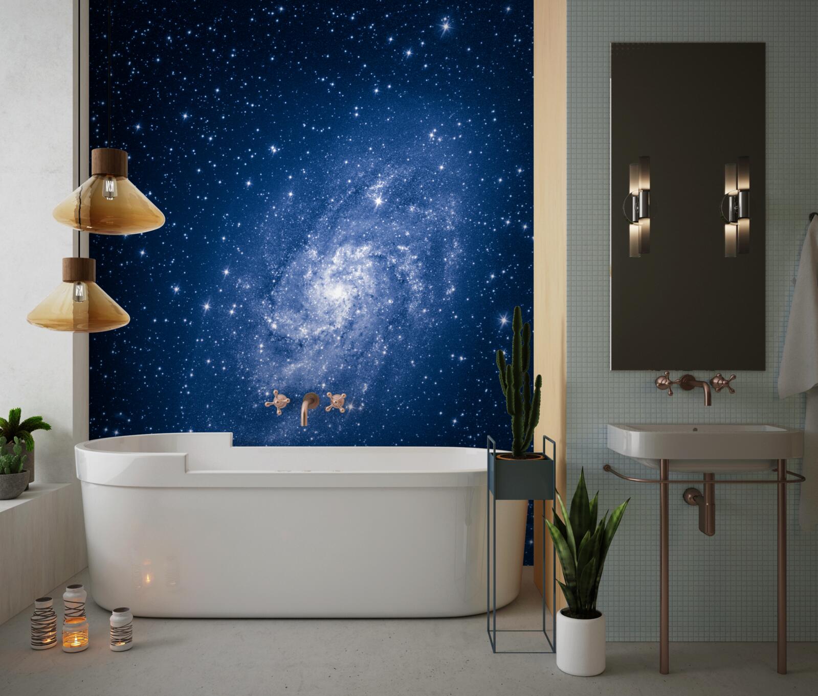 Фотошпалери галактика в зоряному просторі