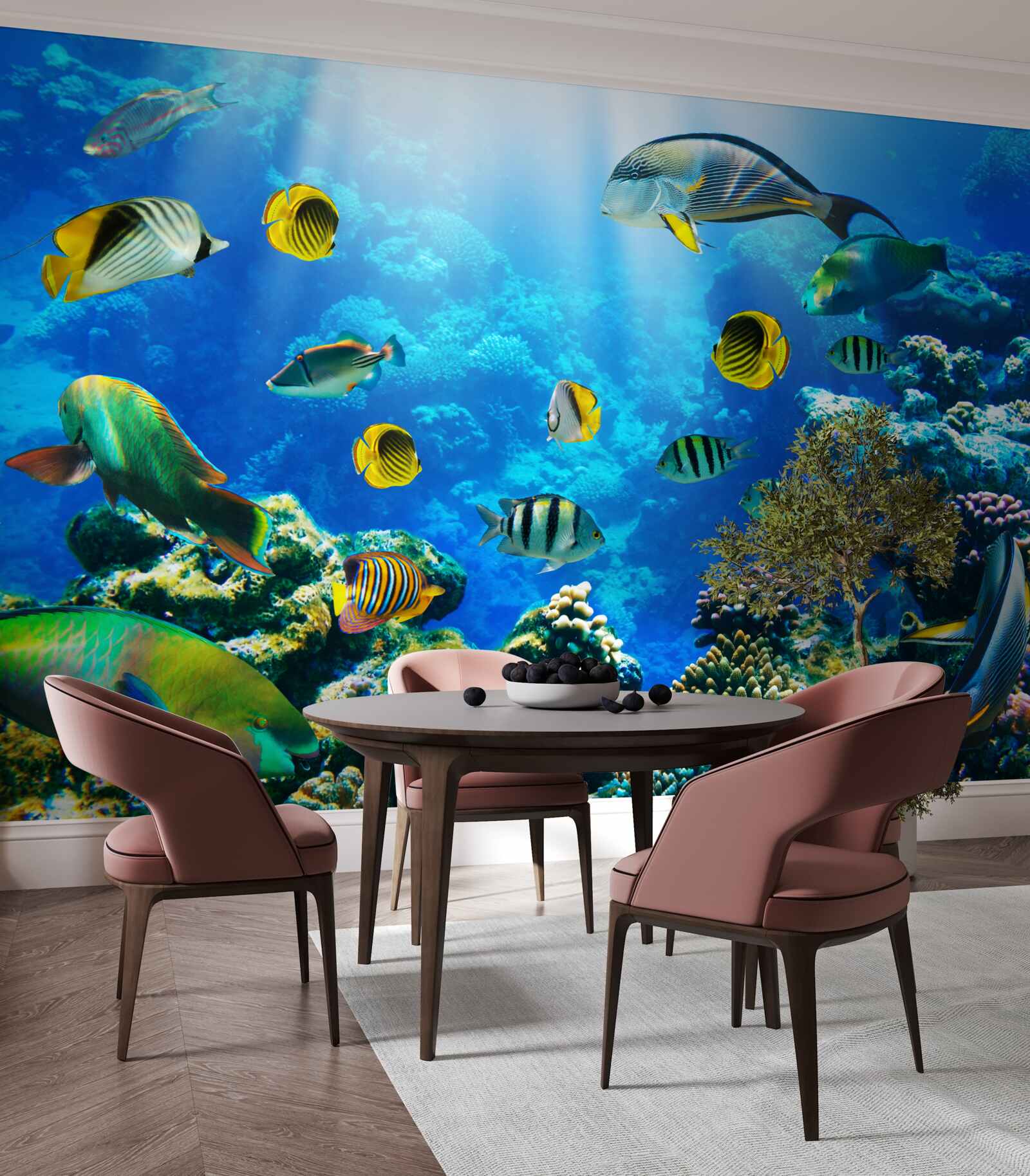 Фотошпалери водних мешканців на глибині