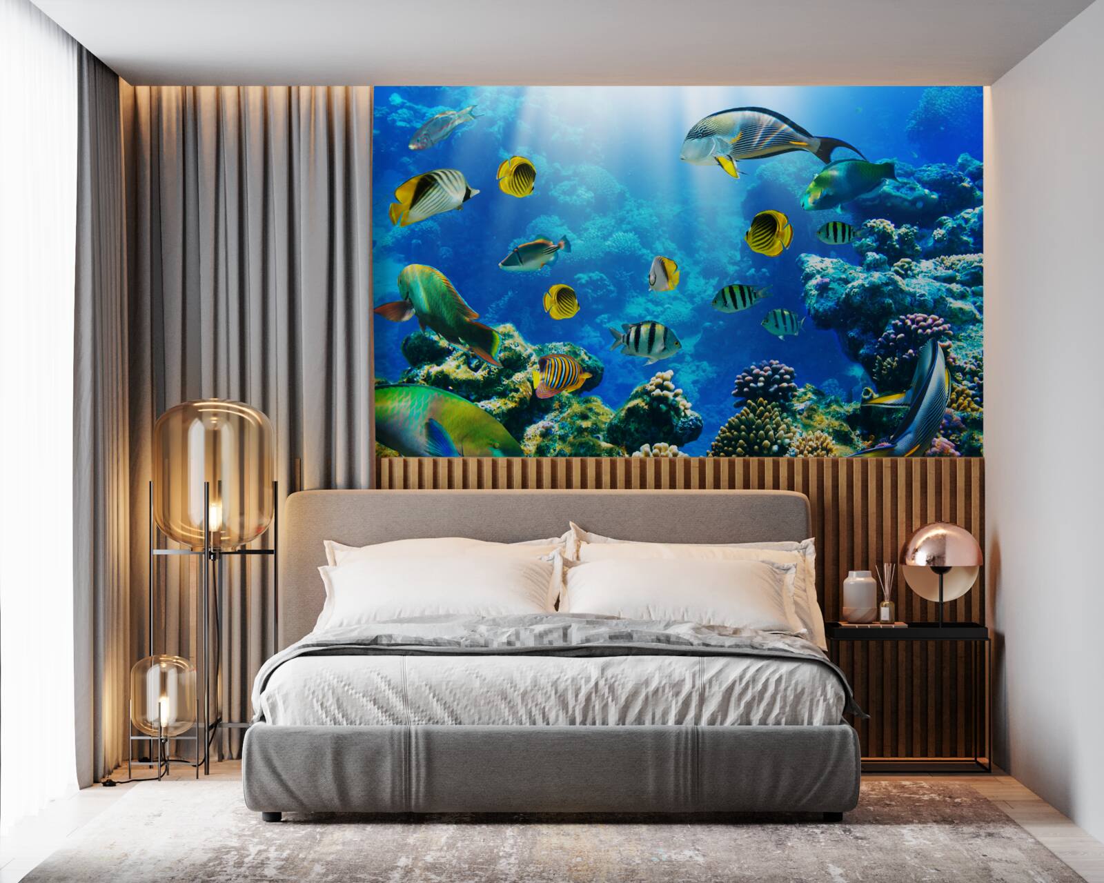 Фотошпалери водних мешканців на глибині