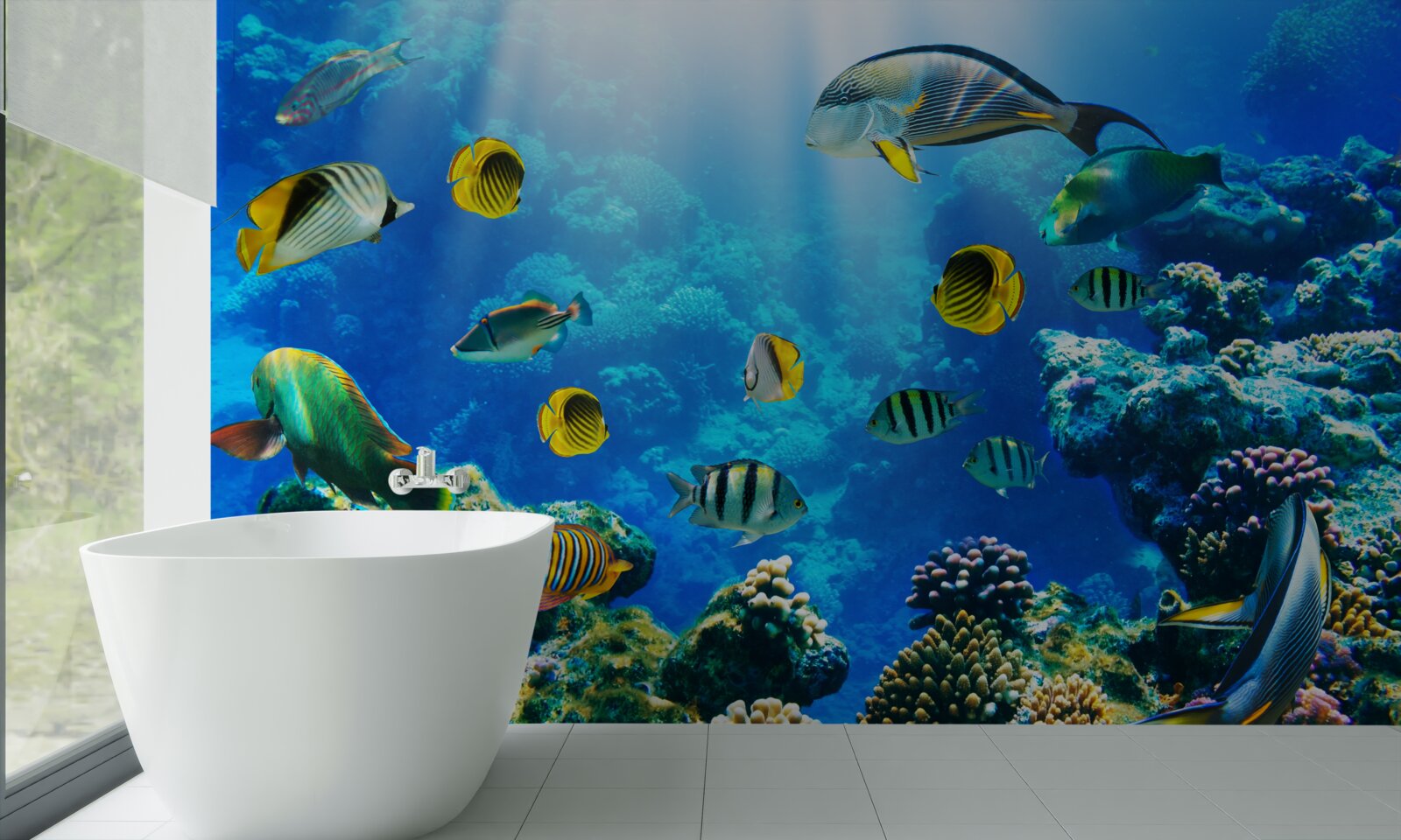 Фотошпалери водних мешканців на глибині