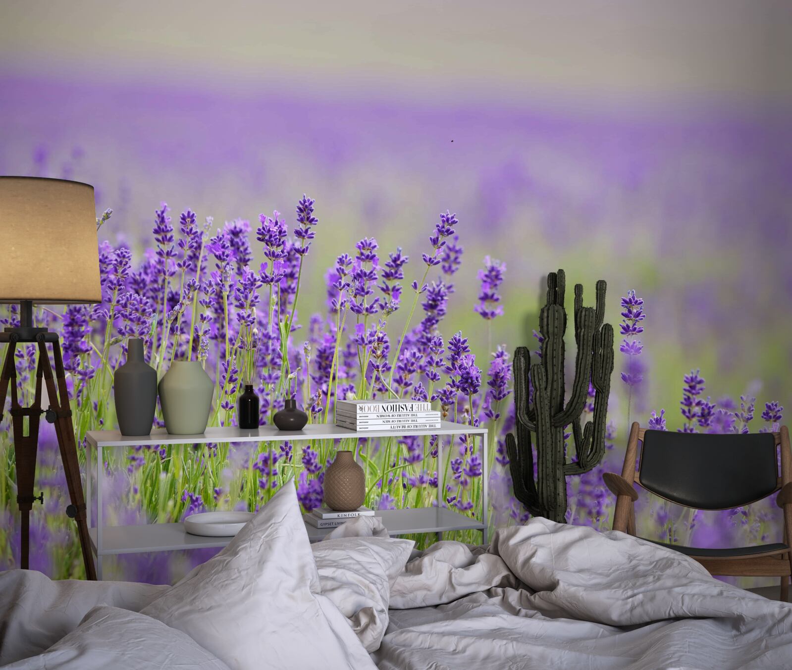 Фотошпалери лавандові поля