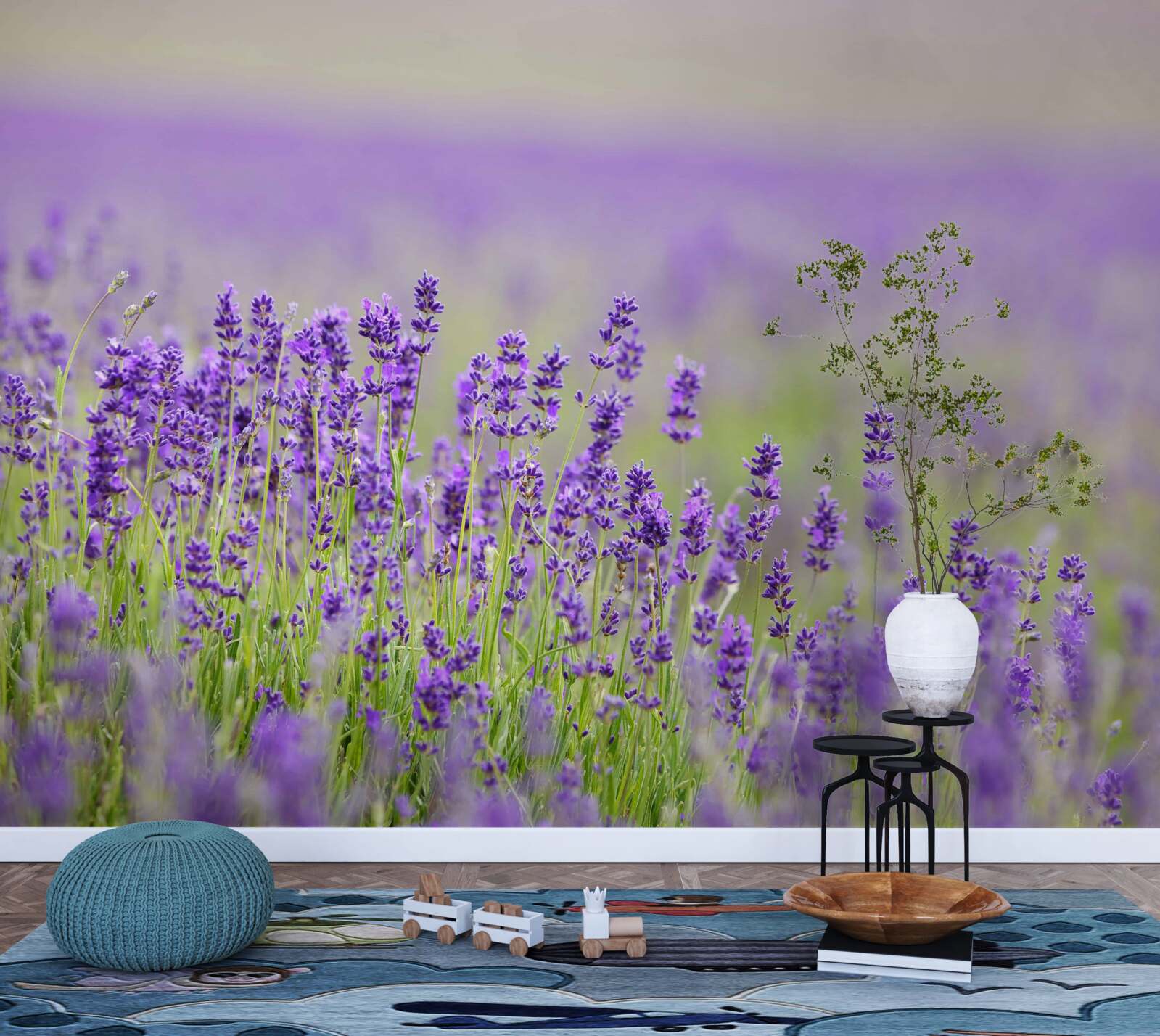 Фотошпалери лавандові поля