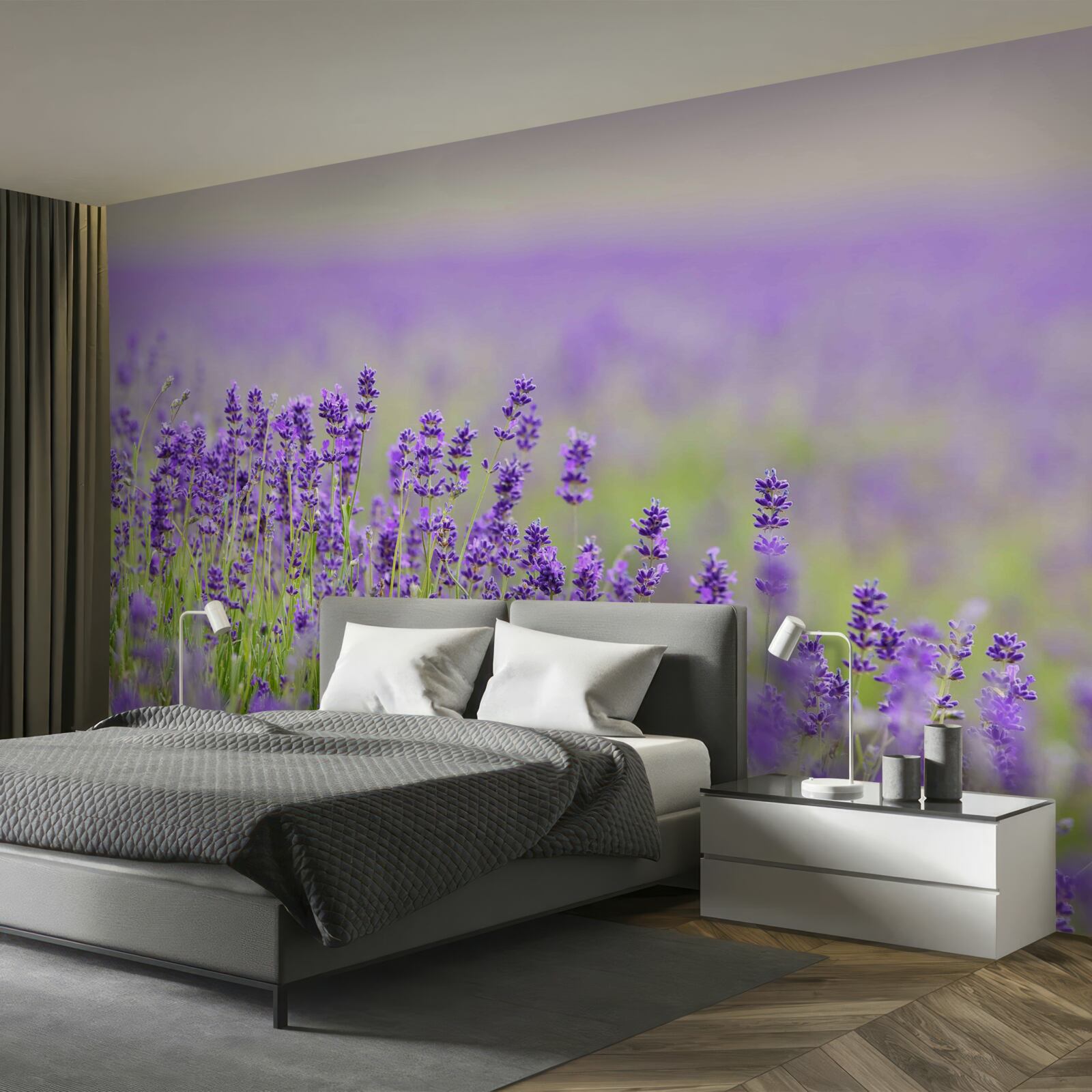 Фотошпалери лавандові поля