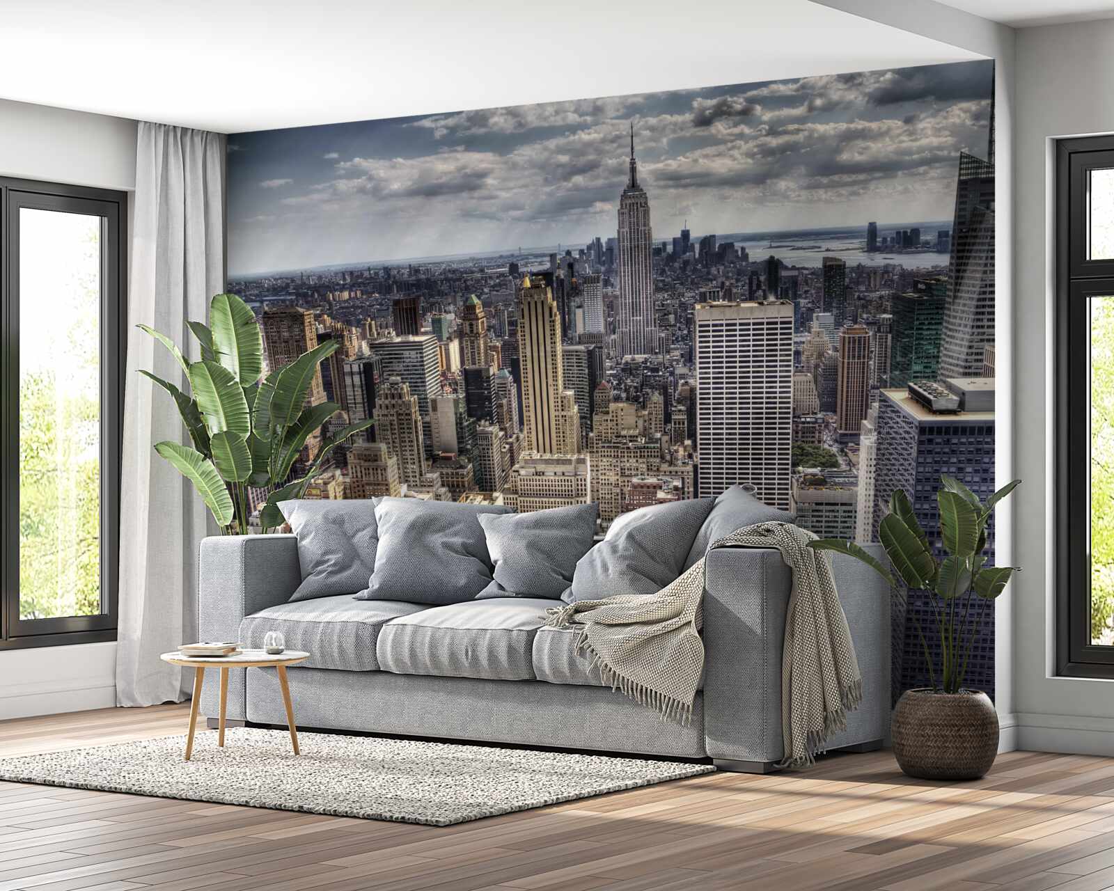 Фотошпалери нью-йорк чекає на дощ