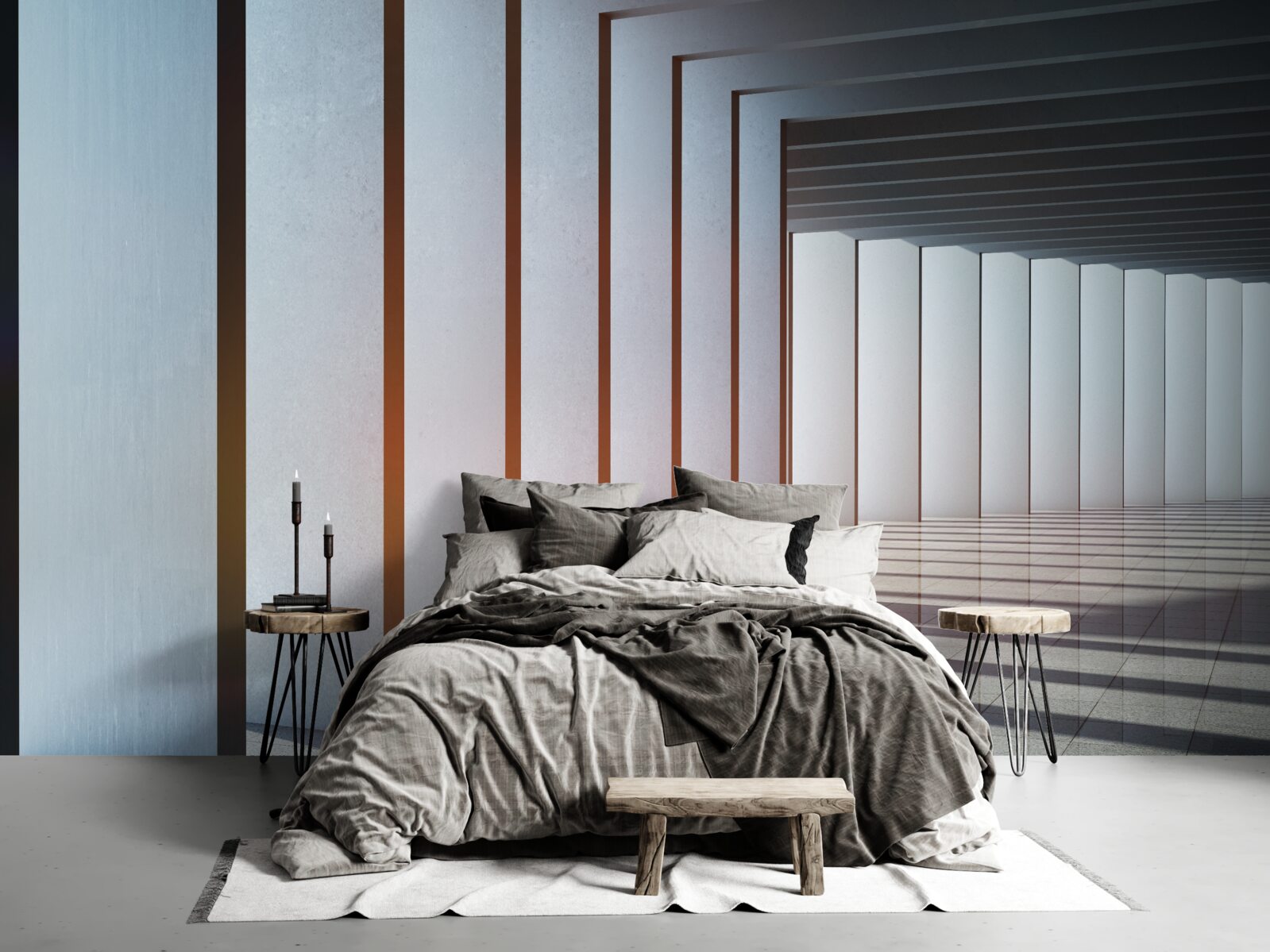 Фотошпалери прямокутні арки на світанку