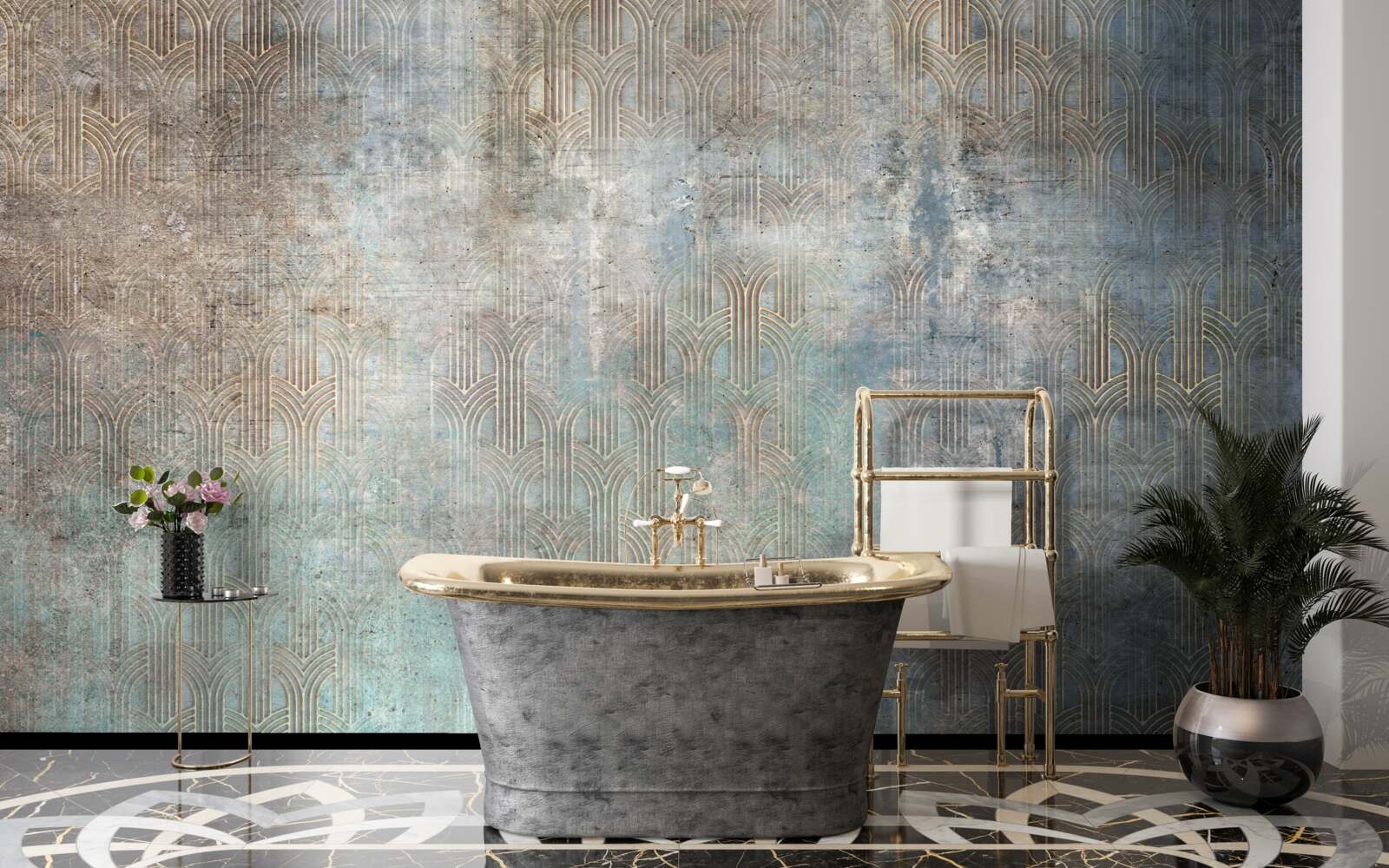 Фотошпалери дощ, що падає на воду вночі