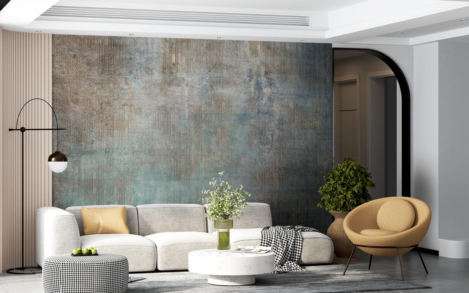 Фотошпалери дощ, що падає на воду вночі