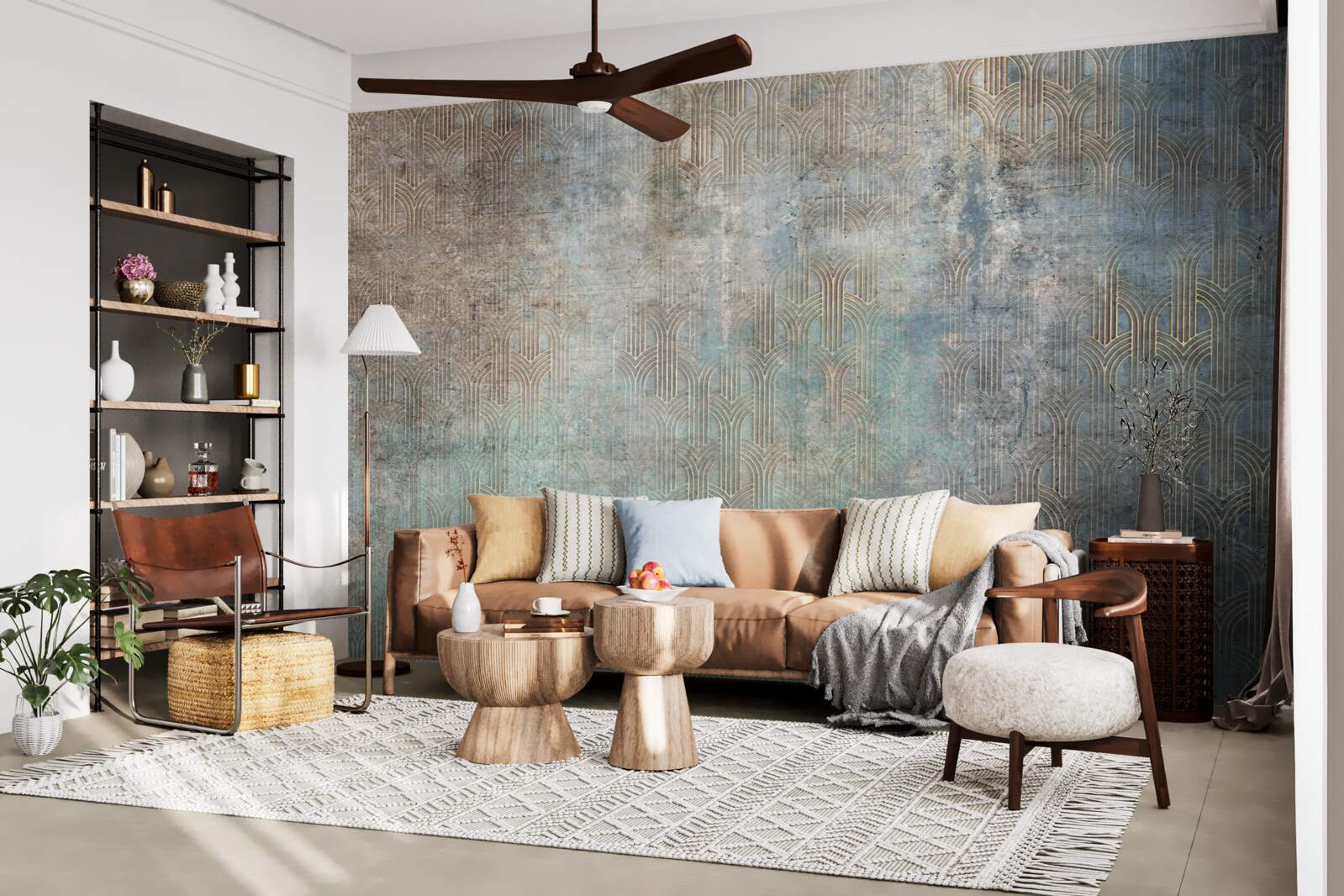 Фотошпалери дощ, що падає на воду вночі