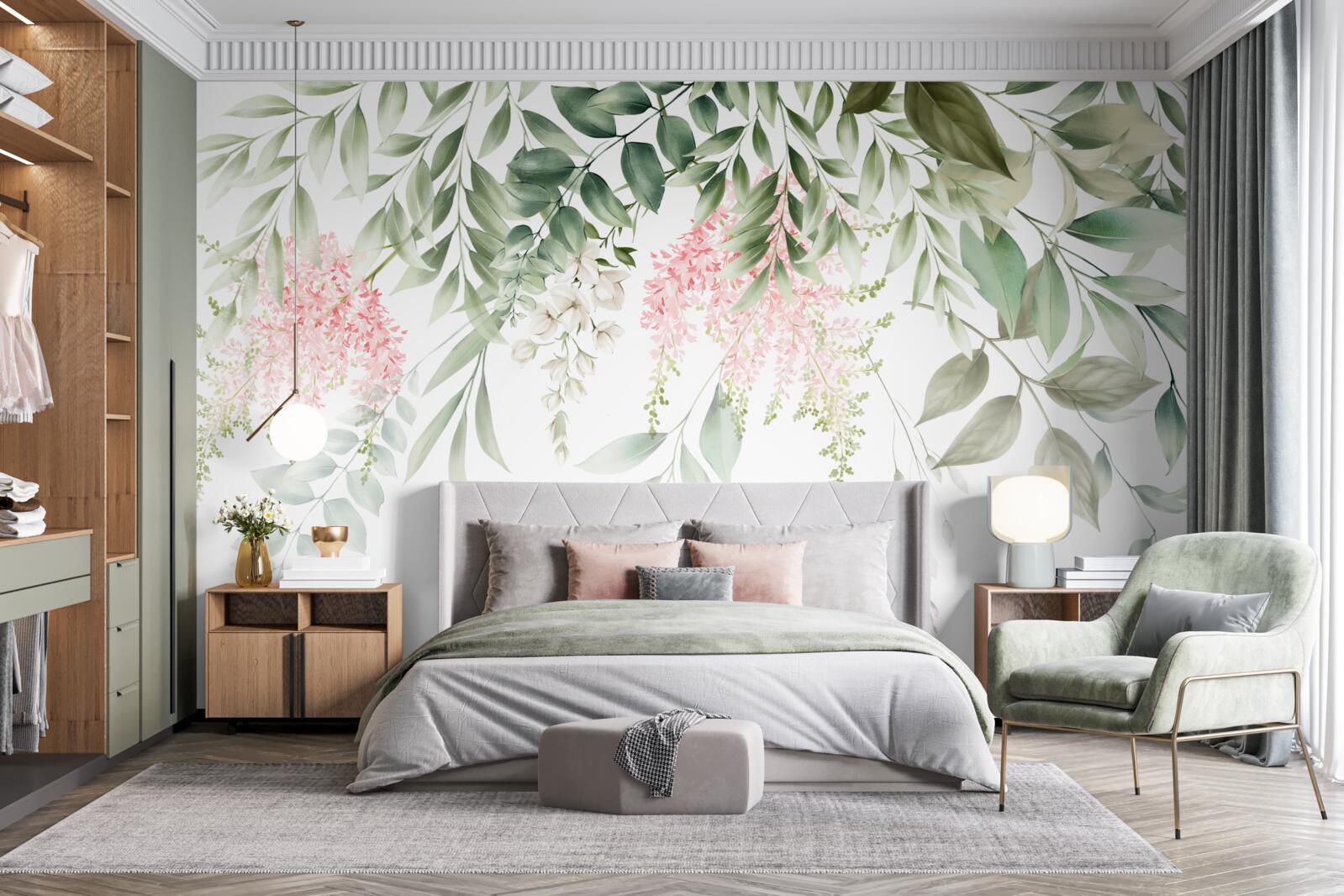 Фотошпалери підвісні тропічні рослини