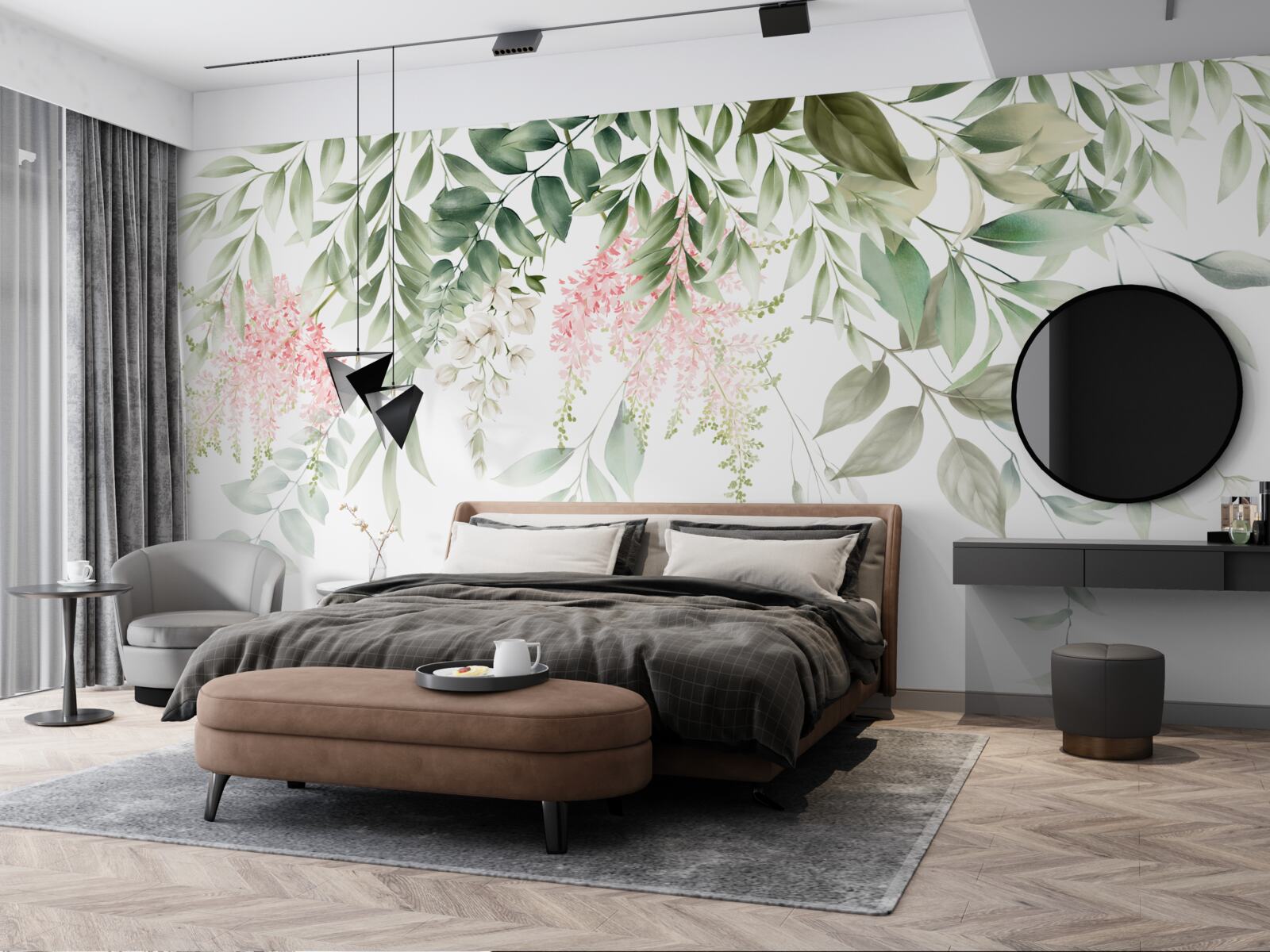 Фотошпалери підвісні тропічні рослини