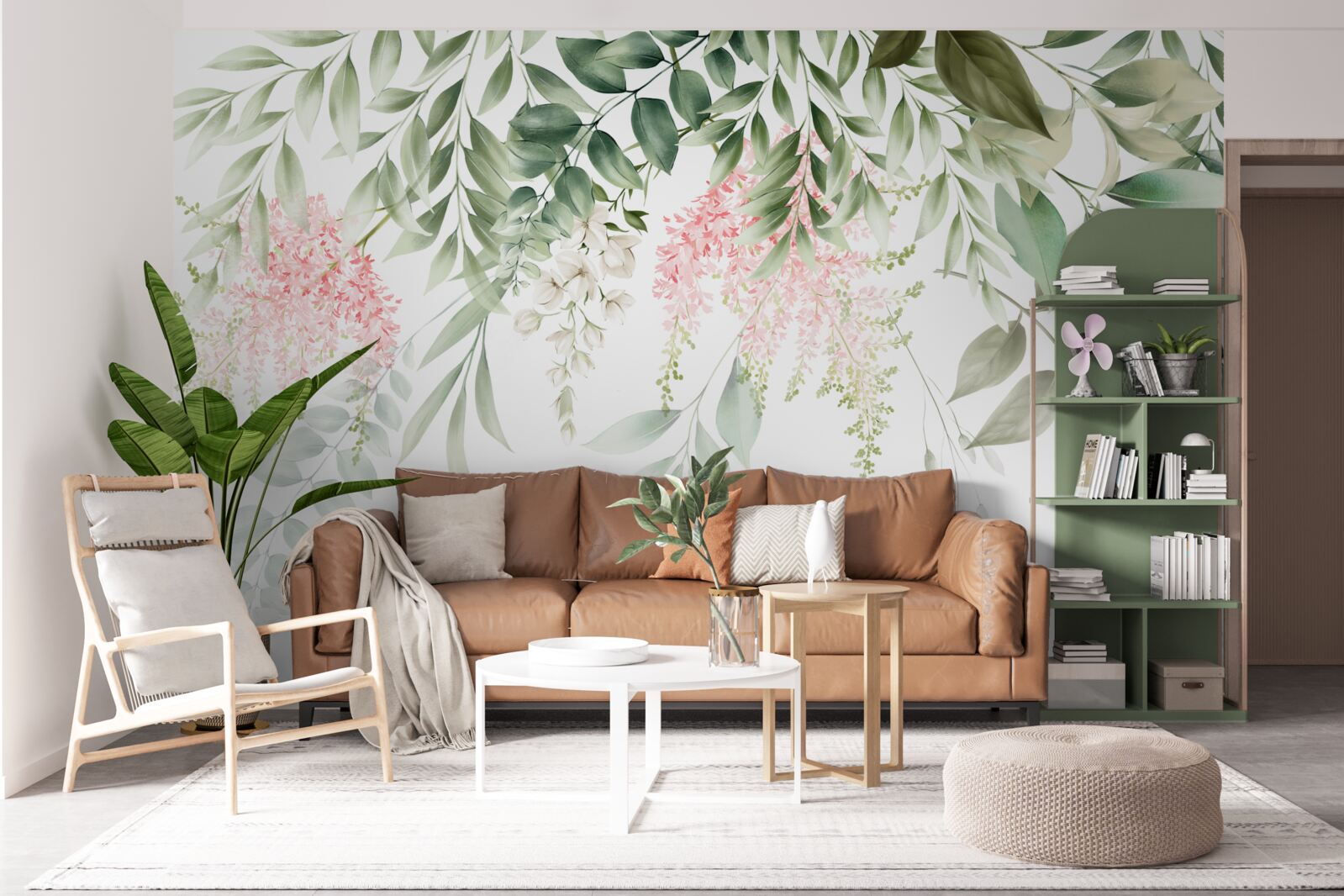 Фотошпалери підвісні тропічні рослини