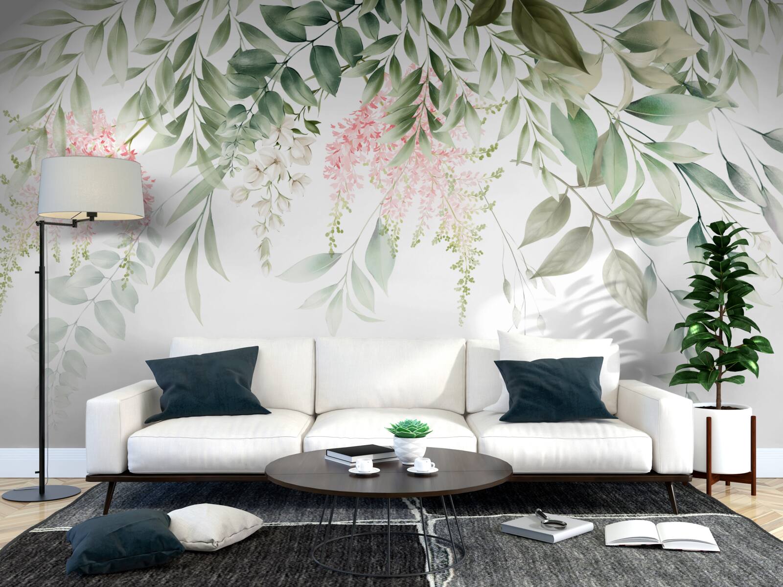 Фотошпалери підвісні тропічні рослини