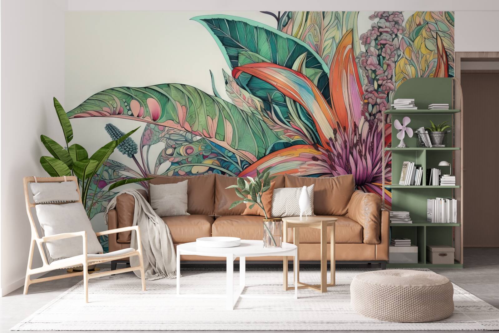 Фотошпалери розкритий бутон агресивної рослини