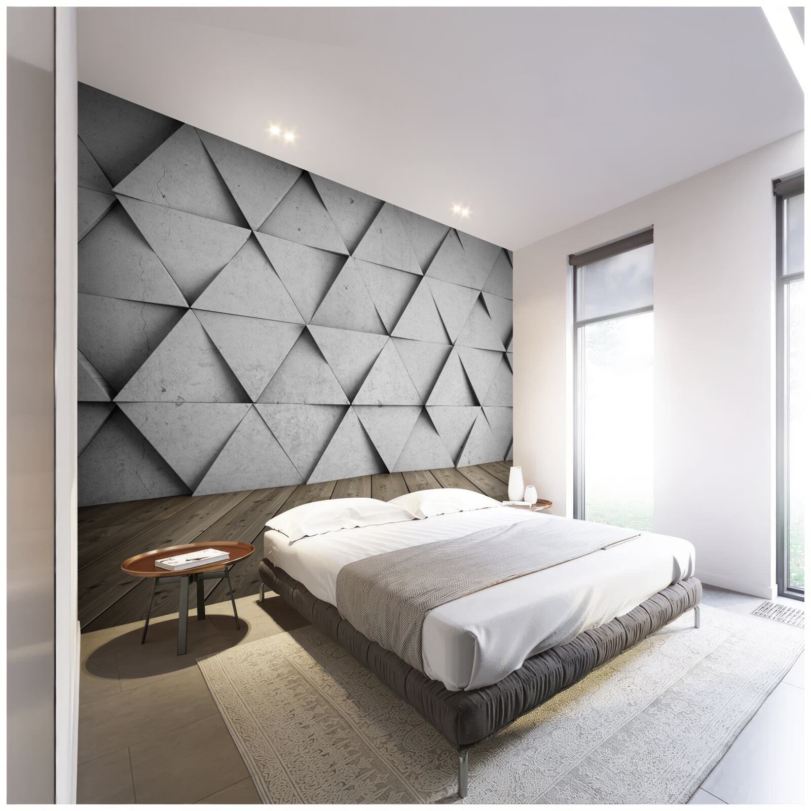 Фотошпалери тривимірні прямокутні трикутники