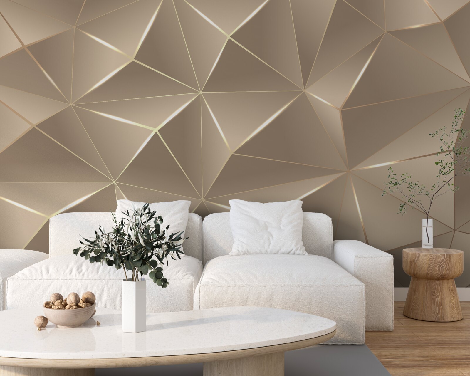 Фотошпалери 3d текстури на світлому фоні