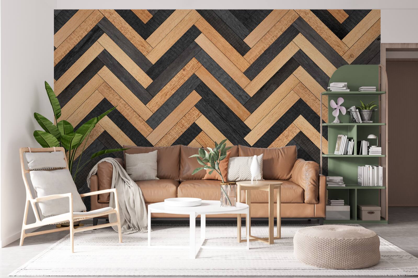 Фотошпалери паркет у світлих і темних відтінках