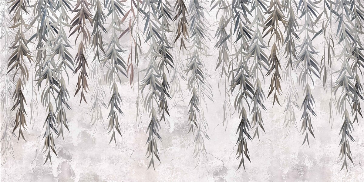 Фотошпалери вербове листя восени