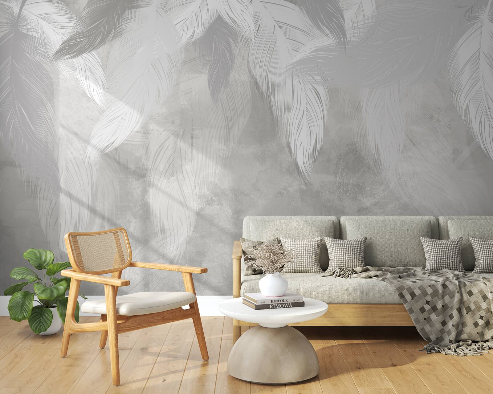 Фотошпалери ранок у тропічному лісі, оповитому туманом