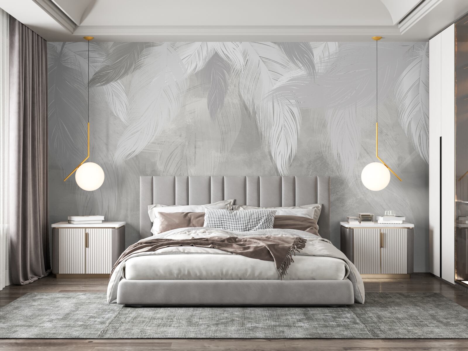 Фотошпалери ранок у тропічному лісі, оповитому туманом