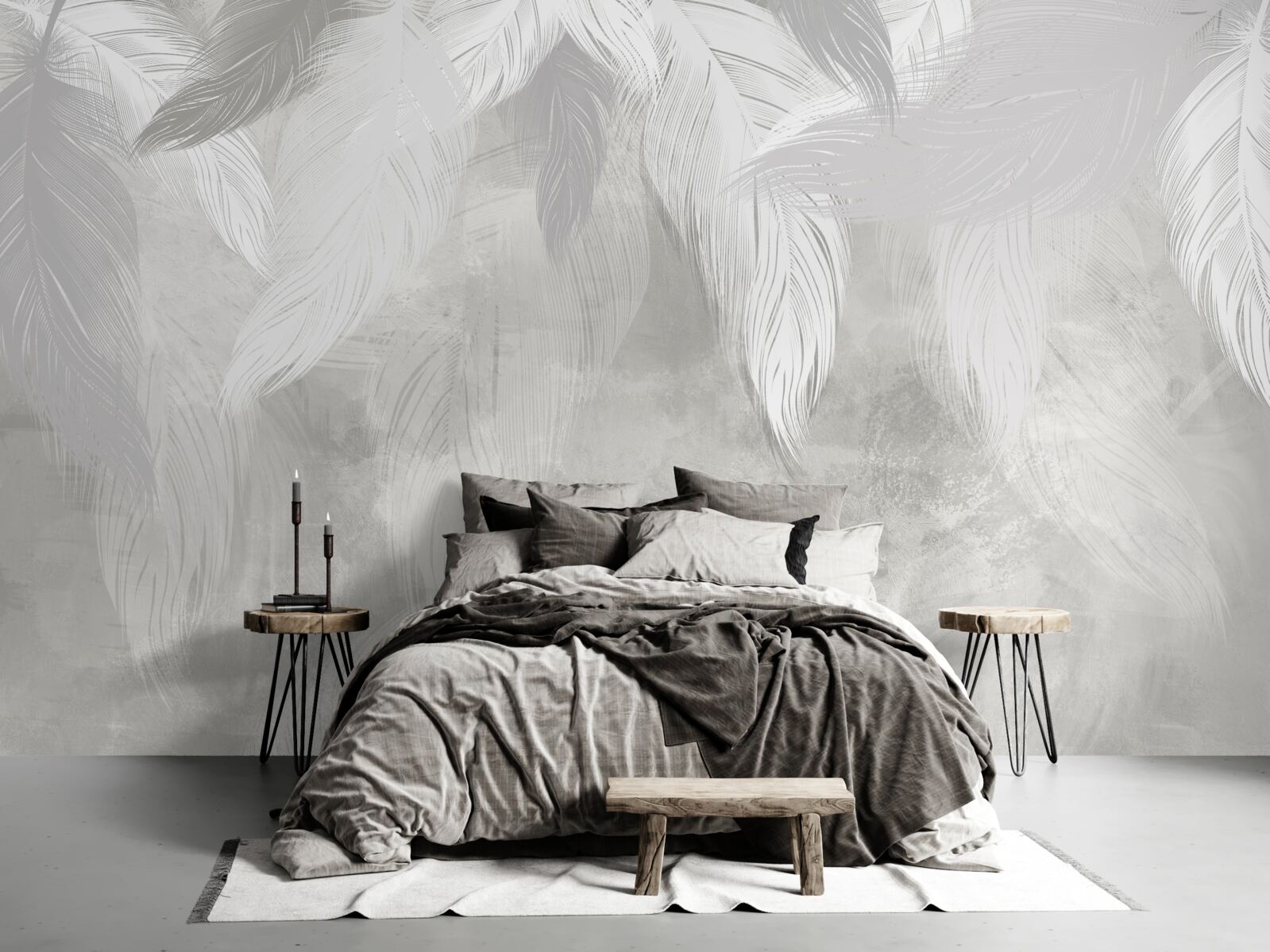 Фотошпалери ранок у тропічному лісі, оповитому туманом