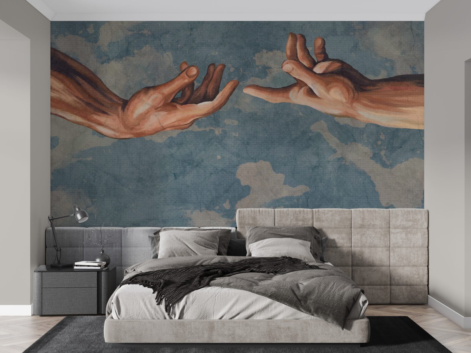 Фотошпалери руки тягнуться одна до одної