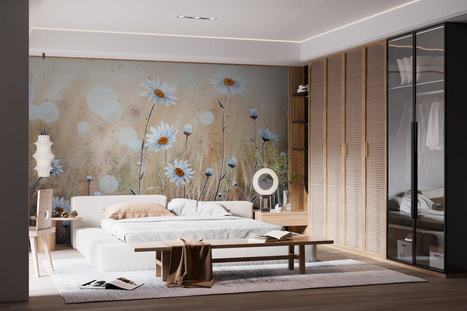 Фотошпалери як манекени під зливою літнього дощу