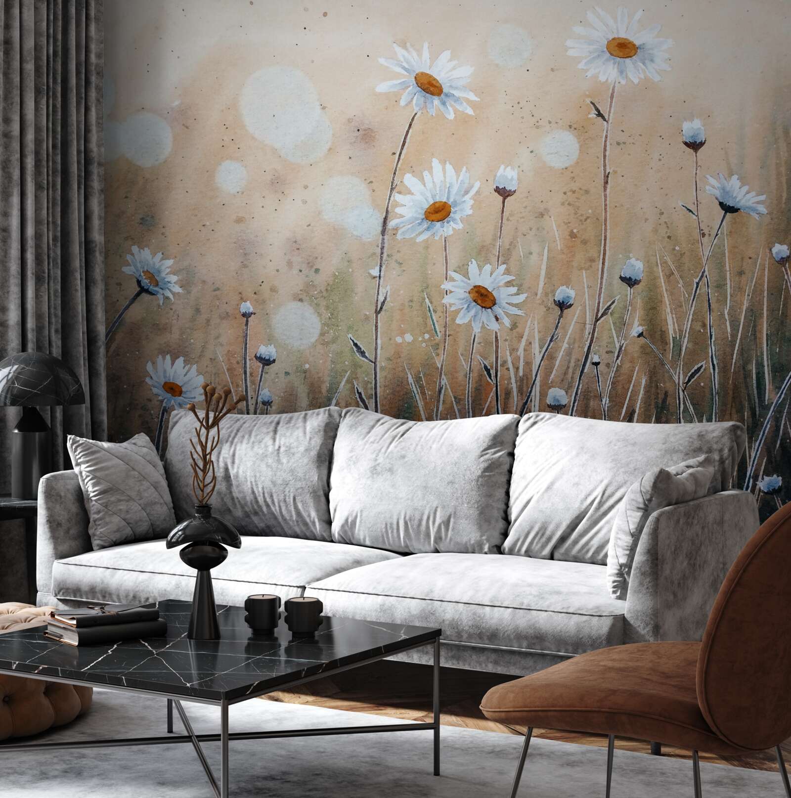 Фотошпалери як манекени під зливою літнього дощу