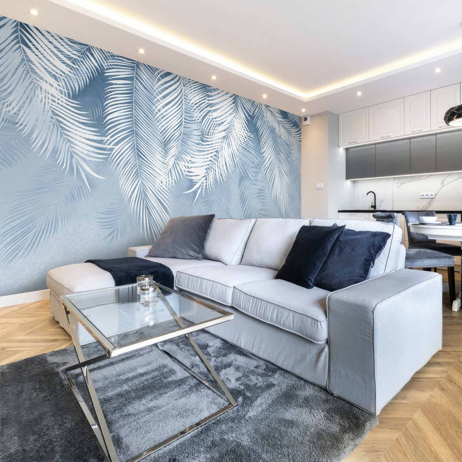 Фотошпалери листя папороті спрямоване вниз