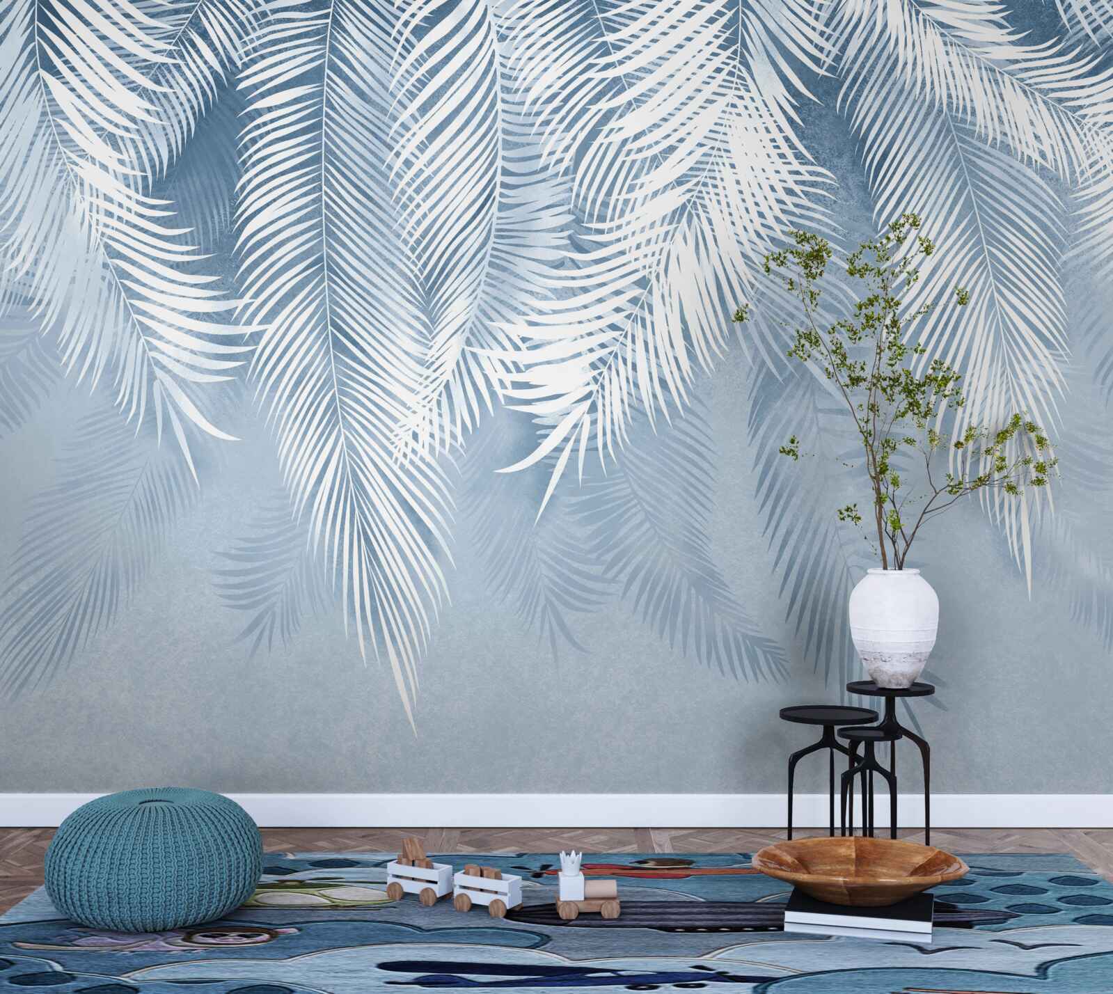 Фотошпалери листя папороті спрямоване вниз